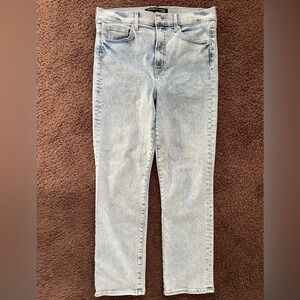 Veronica Beard Light Blue Straight Leg Jeans